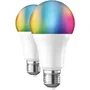 Enchufe WiFi Inteligente Muvit IO MIOPAK005 + Bombilla Inteligente Muvit IO A60/ Casquillo E27/ 9W/ 800 Lúmenes/ 2700K-6500K/ Pack de 2 uds